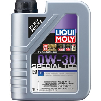 スペシャルテックF 0W-30 FORD，JUGUAR/LAND ROVERアプルーバル取得 水素化分解合成油 LIQUI MOLY