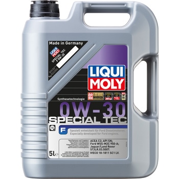 スペシャルテックF 0W-30 FORD，JUGUAR/LAND ROVERアプルーバル取得 水素化分解合成油 LIQUI MOLY