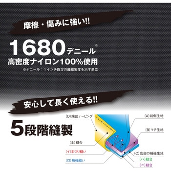 ベーシックシリーズ 腰袋 フタ付 KH(基陽)