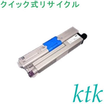 クイック式リサイクル 沖データ対応 TNR-C4JK1/Y1/M1/C1 ktk(ケイティ