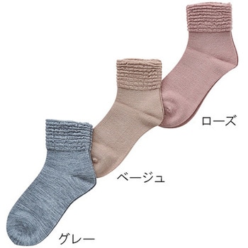 ゴムなしソックス 婦人 神戸生絲