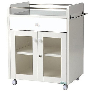 【B-41】メディカルワゴン 医療用 送料無料】 高田ベッド 医療用メディカルワゴン 直径75mm双輪