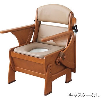 ナーセントポータブルトイレ 木製ピボット型 アイソネックス 【通販