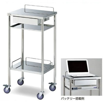 パソコンカート (バッテリー搭載対応) ナビス(アズワン)