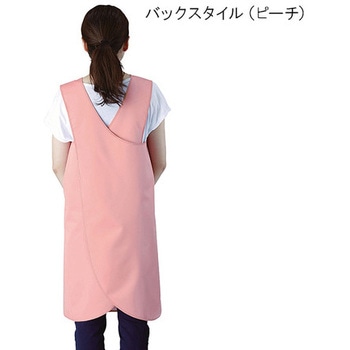 パッとつけられる入浴介護エプロン フットマーク