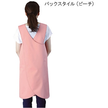 パッとつけられる入浴介護エプロン フットマーク