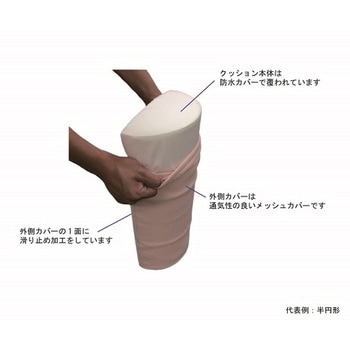 快適ポジショニングクッション メッシュカバー ナビス(アズワン)