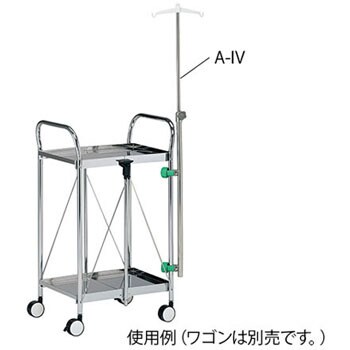 後付け点滴棒 アズワン 点滴ガートル 通販モノタロウ A Iv