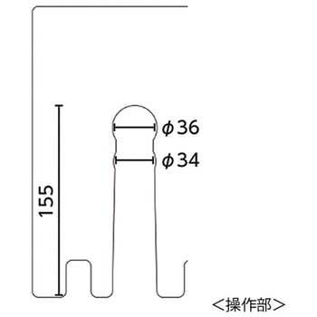 内視鏡保管庫 ファイバーホルダー高さ可変型 ナビス(アズワン)