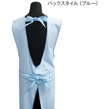 100 47 防水入浴介助用エプロン 亀屋 ブルー 100 47 1個 通販モノタロウ