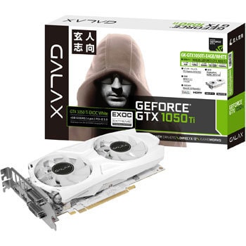 GK-GTX1050Ti-E4GB/WHITE グラフィックボード GEFORCE GTX1050Ti 1台