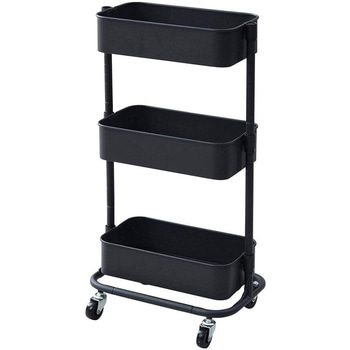 LSBT-3(BK) �o�X�P�b�g�g���[���[ ���[���S�� �L���X�^�[�t�� ���M�����[/�X���� YAMAZEN(�R�P) 3�i �u���b�N�F 25517495