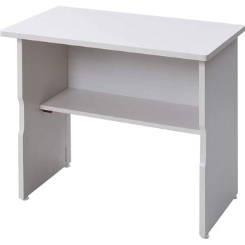 木製 棚付き 折りたたみデスク (幅80) YAMAZEN(山善)