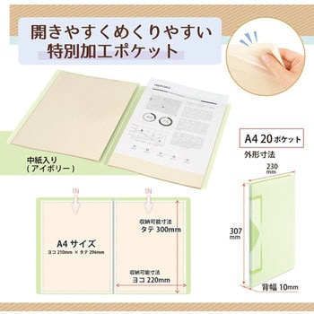 Pasty smart (パスティ スマート) クリアーファイル PLUS(プラス)[文具]