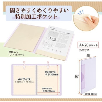 Pasty smart (パスティ スマート) クリアーファイル PLUS(プラス)[文具]