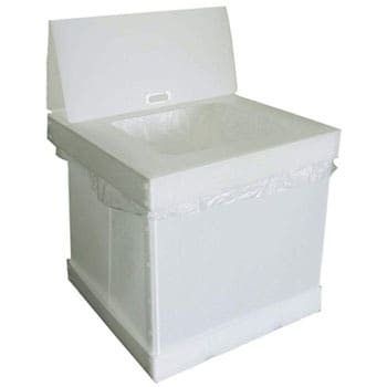 25540674 大型折りたたみ式ごみ箱 プラダンペール プラダンのヤマコー