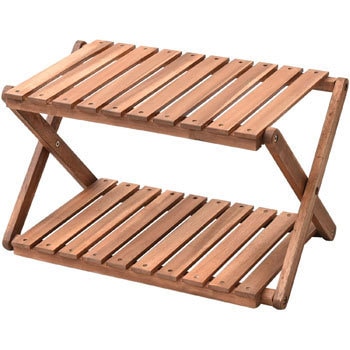 木製折りたたみラック YAMAZEN(山善) 本棚・ラック 【通販モノタロウ】