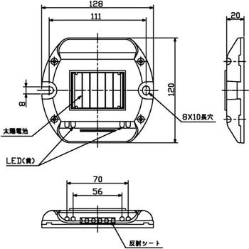 ソーラー充電 ショップ ミラー反射