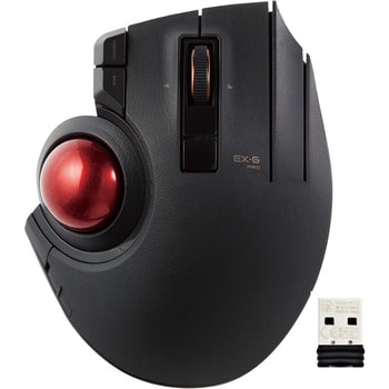 トラックボールマウス 有線 無線 Bluetooth 4.0 USB 切替可能 8ボタン 親指 3年保証 EX-G PRO エレコム