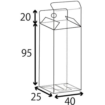 クリアBOX吊下げ 小物用 ザップ