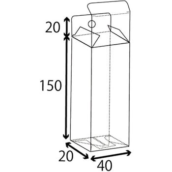 クリアBOX吊下げ 小物用 ザップ
