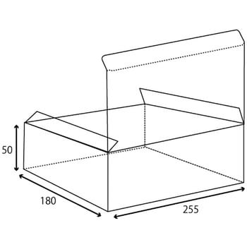 クリアBOX W255xH50xD180 ザップ