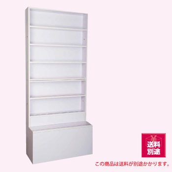 木什器平台固定棚6段分割タイプ ザップ 木製什器 【通販モノタロウ】