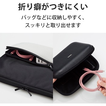 USBケーブル C-C Type-Cケーブル PD 60W対応 断線しにくい やわらかい シリコン素材 エレコム
