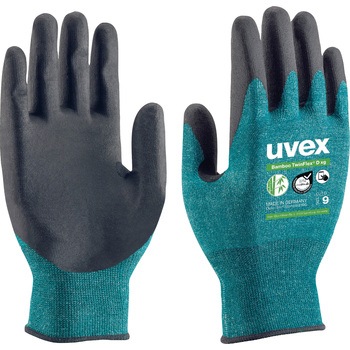 耐切創手袋 バンブー ツインフレックス カットD UVEX(ウベックス)