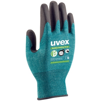 耐切創手袋 バンブー ツインフレックス カットD UVEX(ウベックス)