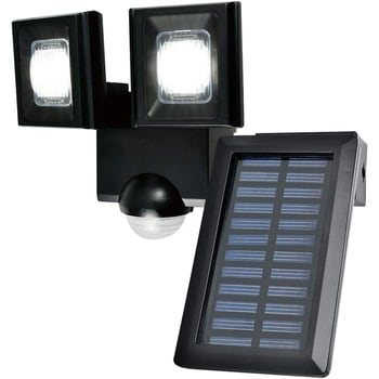 LEDセンサーライト ソーラー式  白色LED 防雨 屋外 センサーライト 防犯 セキュリティ お手軽サイズ ELPA