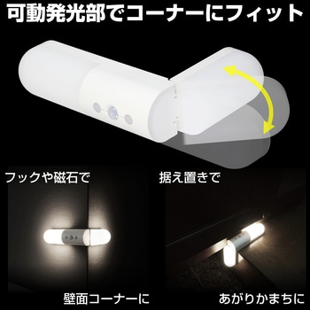 LEDセンサーライト（優美な明かり） | 商品情報 | ELPA 朝日電器