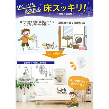 メカ壁掛け扇風機 ゼピール