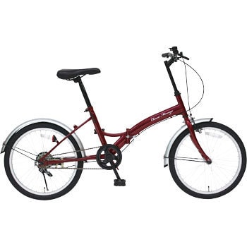 【特価】クラシックミムゴ 20インチ（シマノ６段ギア）折畳自転車（ブラック）