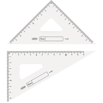 GAKUNOアクリル三角定規 - 共栄プラスチック