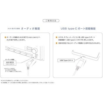 C-AUX ケーブル 1m カシムラ