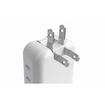 旅行用電源タップ3AC3USB 2A+C PD20W リバーシブル 自動識別 WH カシムラ