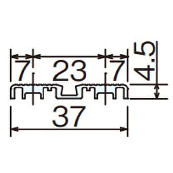 直付レール 0.75間片引き Panasonic(パナソニック)