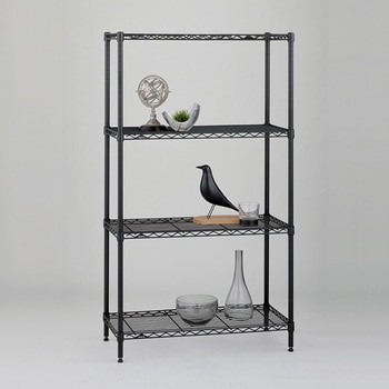 ワイヤーシェルフ・ブラック ERECTA(エレクター)