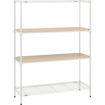 ウッドシェルフ・ナチュラルウッド・ホワイトフレーム 棚用 ERECTA(エレクター)