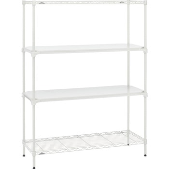 ベーシックシリーズ ウッドシェルフ・ホワイトウッド・ホワイトフレーム 棚用 ERECTA(エレクター)