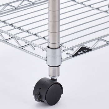 ベーシックシリーズ ナイロンキャスター ストッパー付き (2個入) - ERECTA(エレクター)