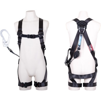 墜落制止用器具フルハーネス型ランヤード付 黒影ハーネス(コルトリトラ付) ツヨロン(藤井電工)