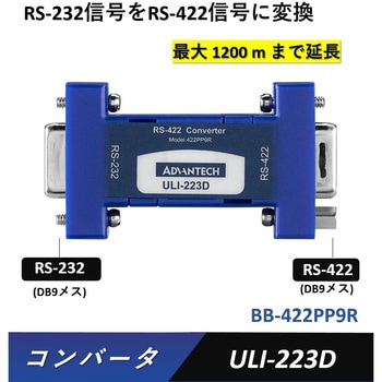 コンバータ(RS-232信号をRS-422/485信号/TTL/カレントループに変換)・分配器 Advantech(アドバンテック)