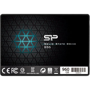 Silicon Power S55 960GB SSD 本体 SP960GBSS3S55S25 内蔵SSD Slim S55 1個 シリコンパワー(Silicon Power
