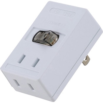 HS-TMP2A2-W LED集中スイッチ付き電源タップ 2個口 耐 HS-TMP2A2-W LED集中スイッチ付き電源タップ 2個口 耐