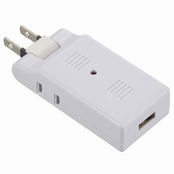 雷ガード USBポート付き電源タップ 2個口 USB1個口 耐トラッキング絶縁カバー付き オーム電機