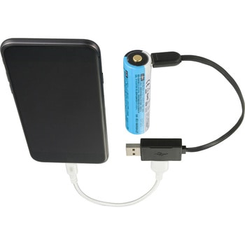 専用USBケーブル USB充電式リチウムイオン電池用 オーム電機