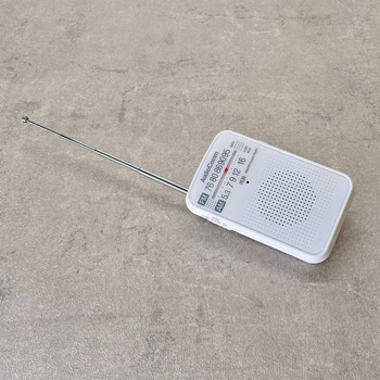 AM/FM携帯ラジオ 高感度受信 DSP IC使用 オーム電機