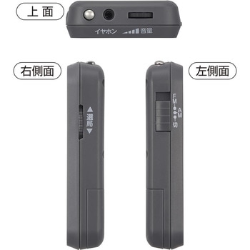 AM/FM携帯ラジオ 高感度受信 DSP IC使用 オーム電機